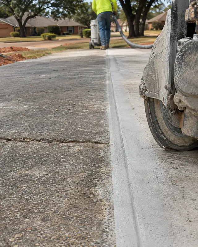 Smooth ground bevel on a former trip hazard in Oklahoma City